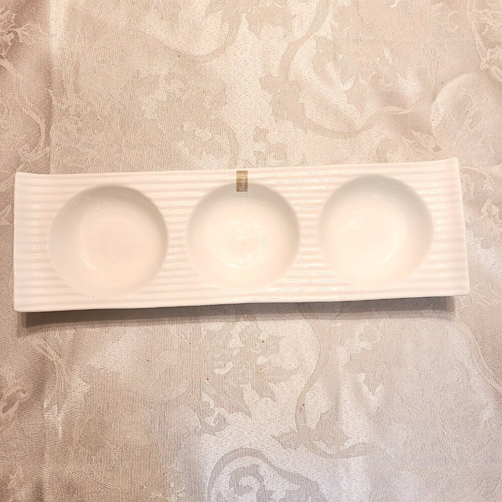 *3 for $30* Verdici White Ceramic Cocktail or Sauce Serving Dish
